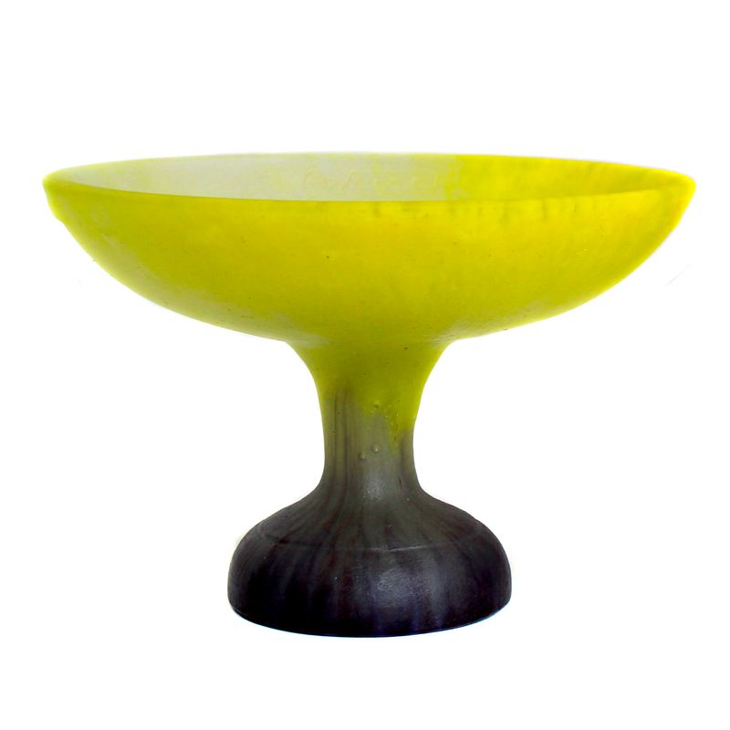69 Footed bowl in pâte de verre, signed Amalric Walter Nancy, circa 1906–20