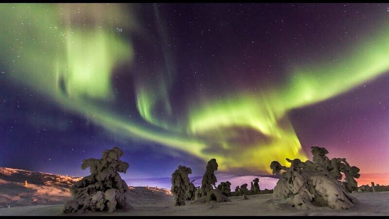 Aurora Boreal & Iglú de Cristal - Filandia