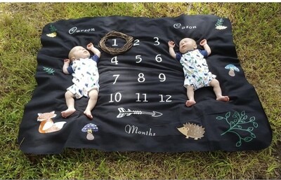 Baby Calendar Blanket
