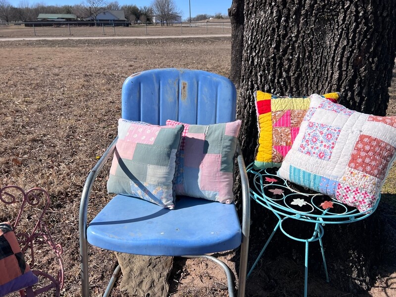 Vintage Quilt Pillows