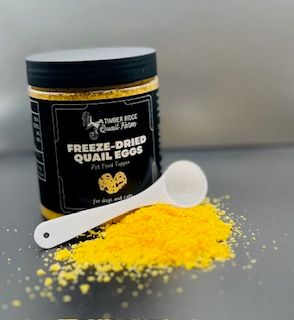 Freeze Dried Quail Egg Pet Food Topper