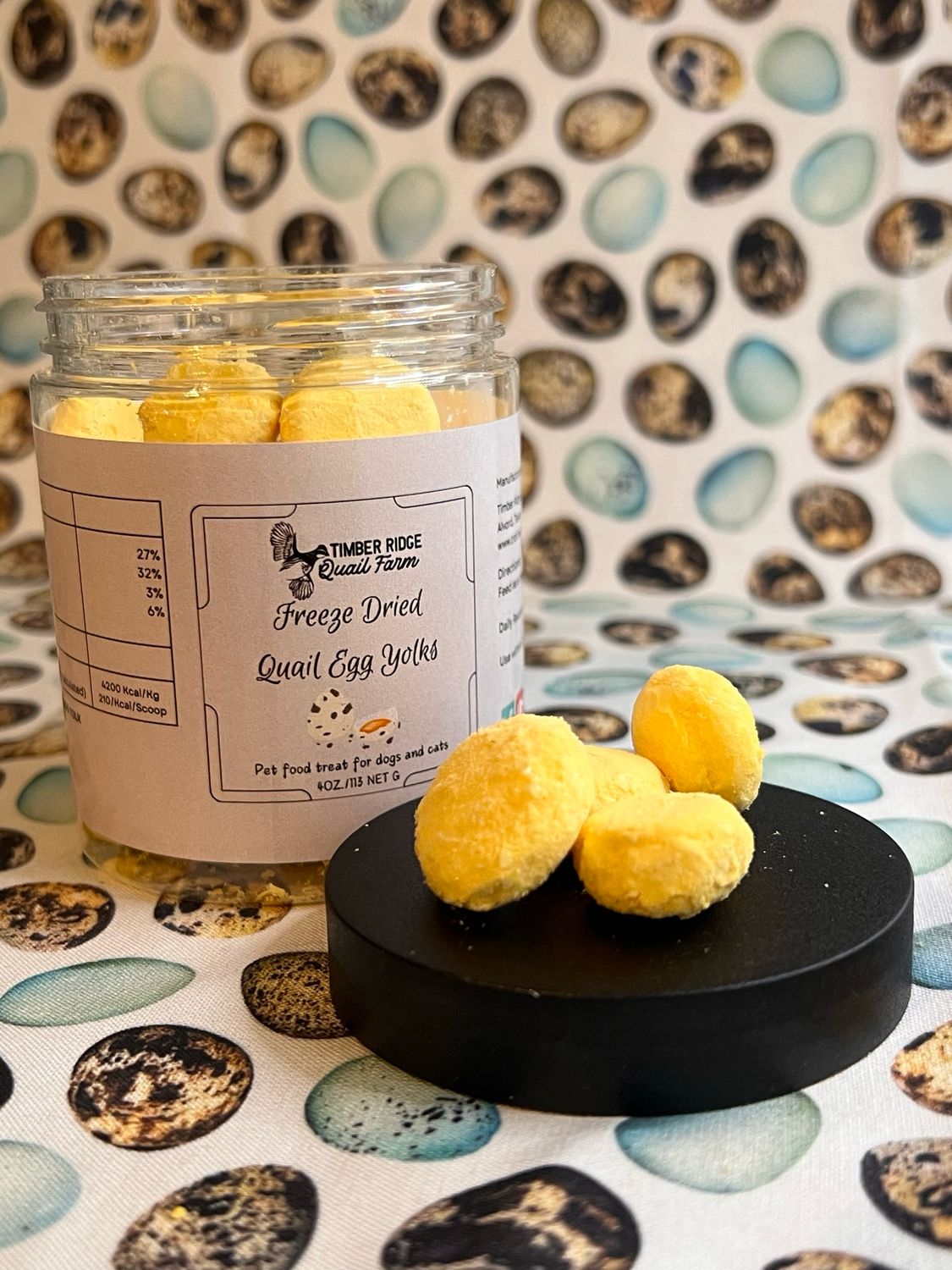 Freeze Dried Quail Egg Yolk