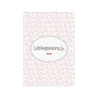 Notizbuch &quot;Lieblingsmensch&quot;