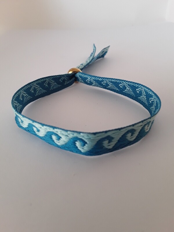 Schmuckarmband im IBIZA-Style &quot;blue wave&quot;