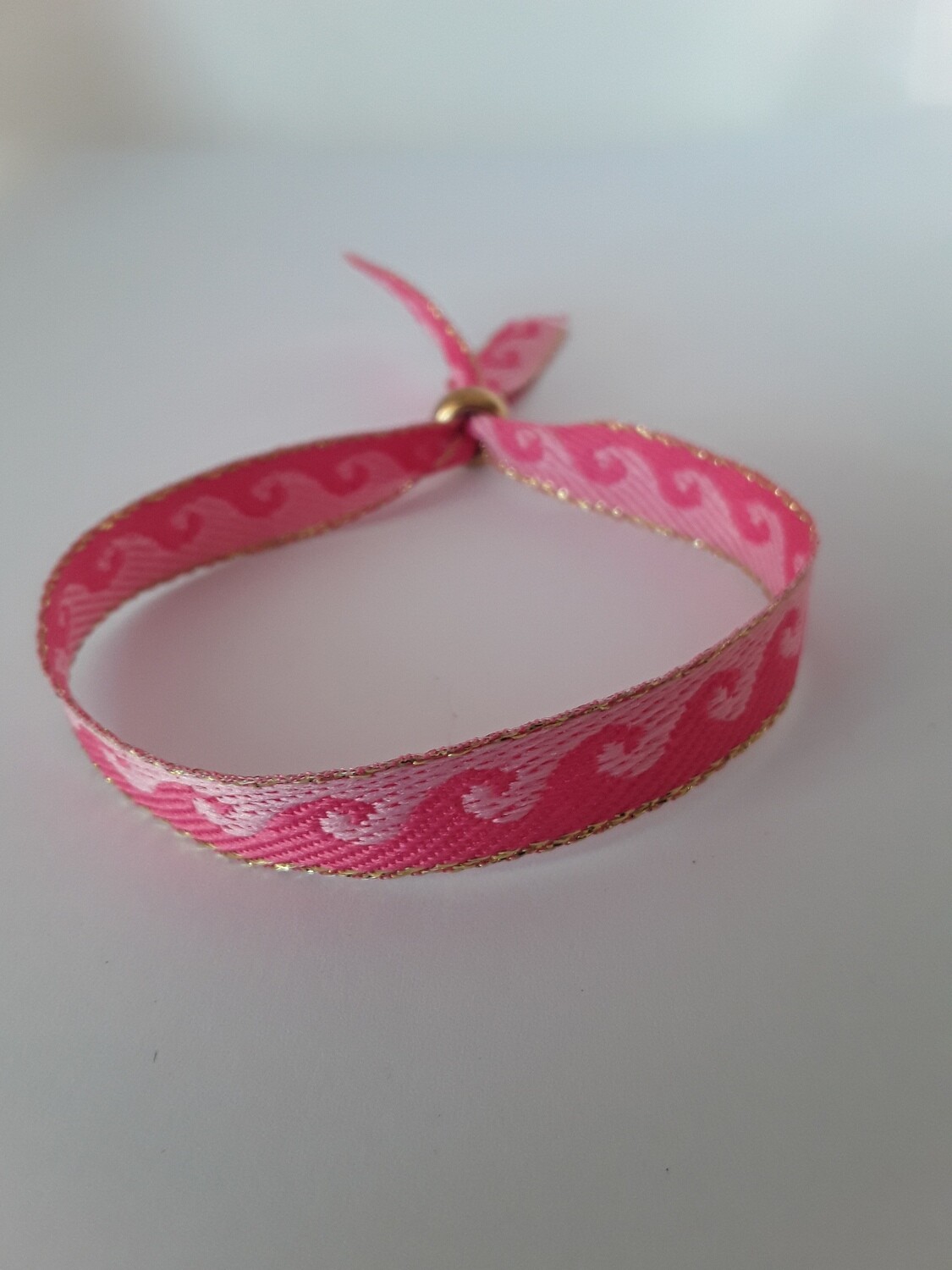 Schmuckarmband im IBIZA-Style &quot;pink wave&quot;