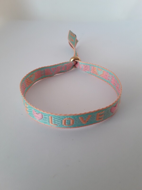 Schmuckarmband im IBIZA-Style  &quot;love&quot;
