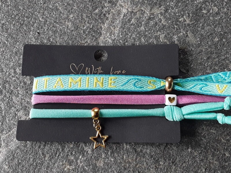 Armbänder IBIZA-Style, 3-teiliges Set