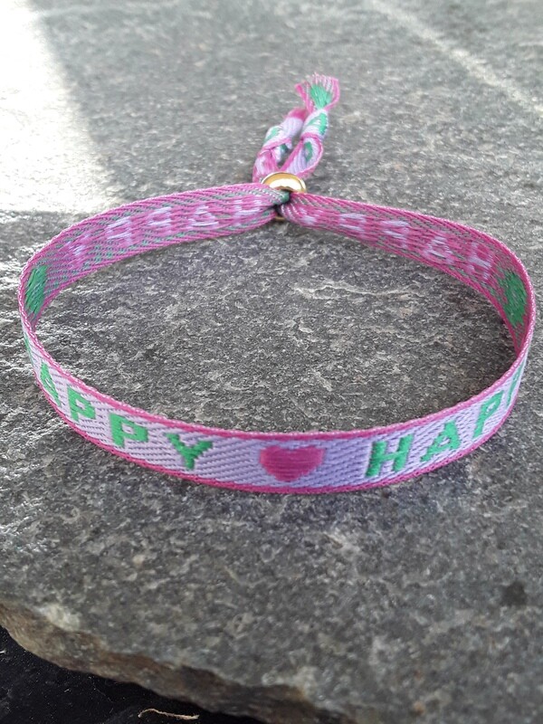 Schmuckarmband im IBIZA-Style &quot;Happy&quot;