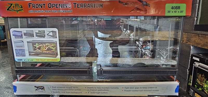 40 Gal Dbl Door Terrarium