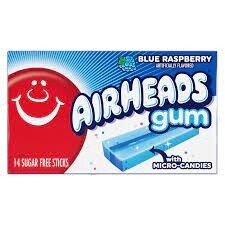 Airheads Gum - Blue Raspberry
