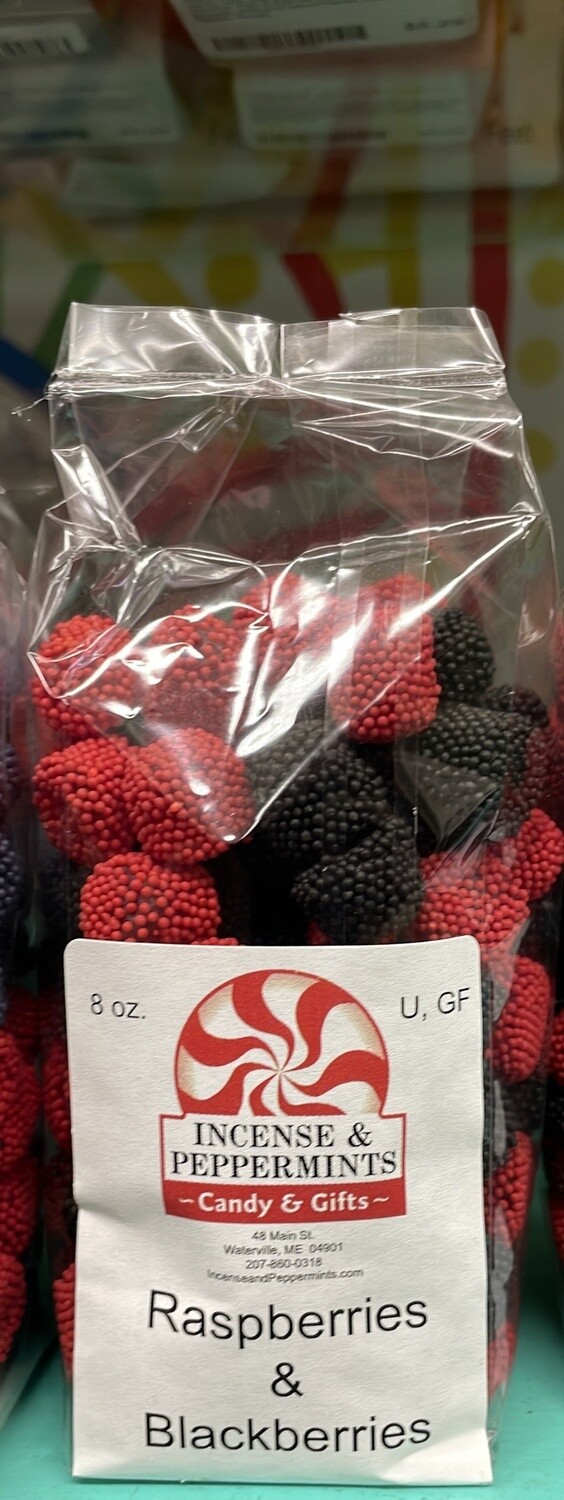 Raspberries and Blackberries Gummies - 8 oz