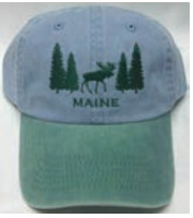 Hat - Moose &amp; Trees (Blue/Forest)