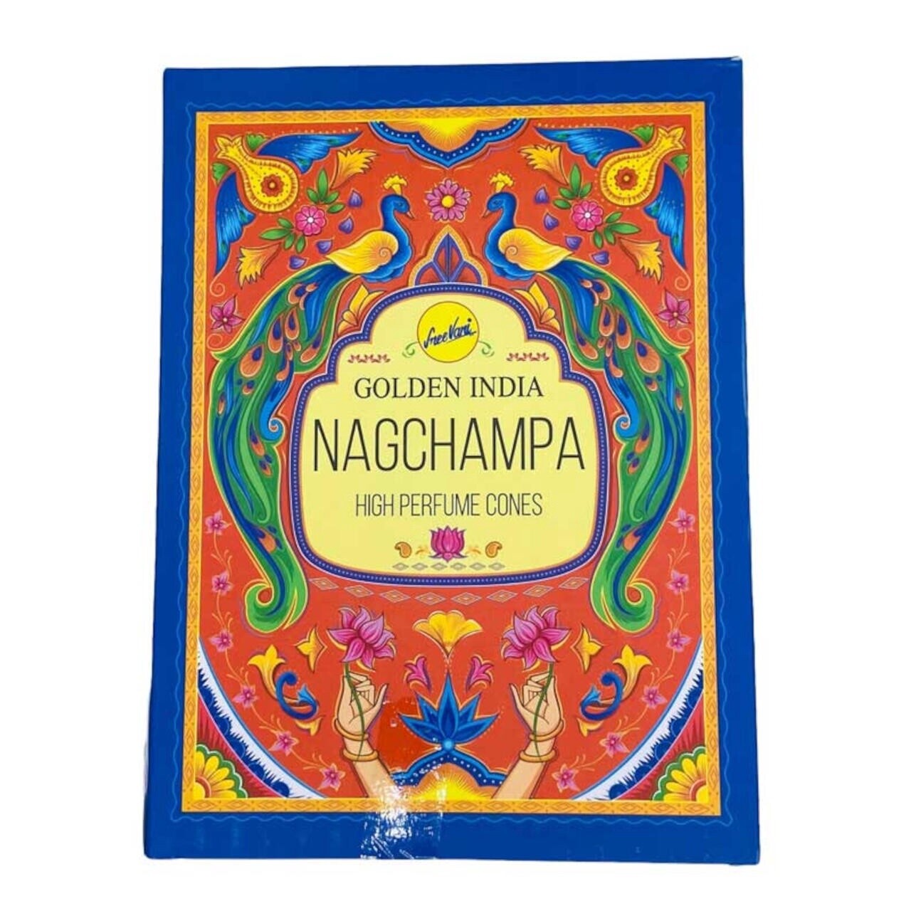 Golden India High Perfume Backflow Cones - Nag Champa