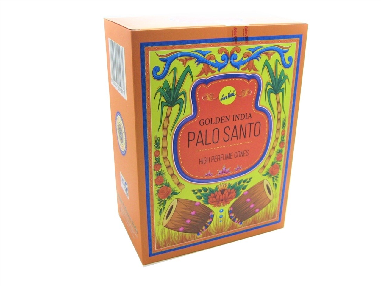 Golden India High Perfume Backflow Cones - Palo Santo