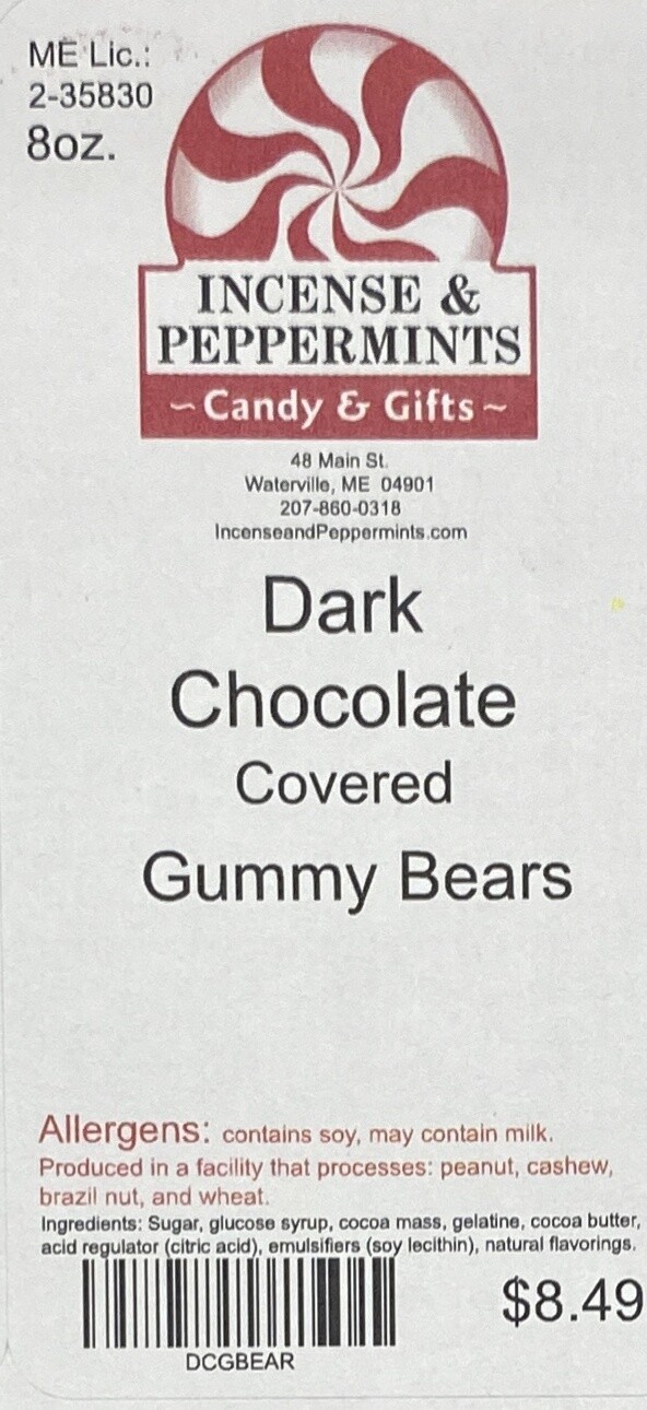 XxDark Chocolate covered Gummy Bears