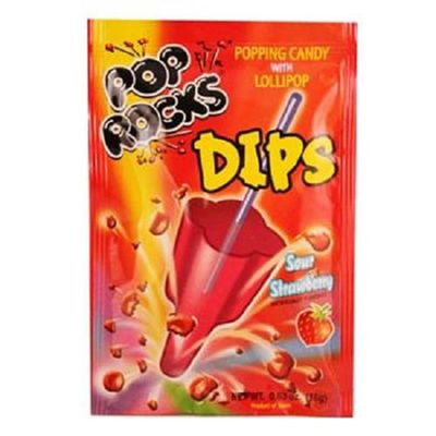 Pop Rocks Dips - Sour Strawberry