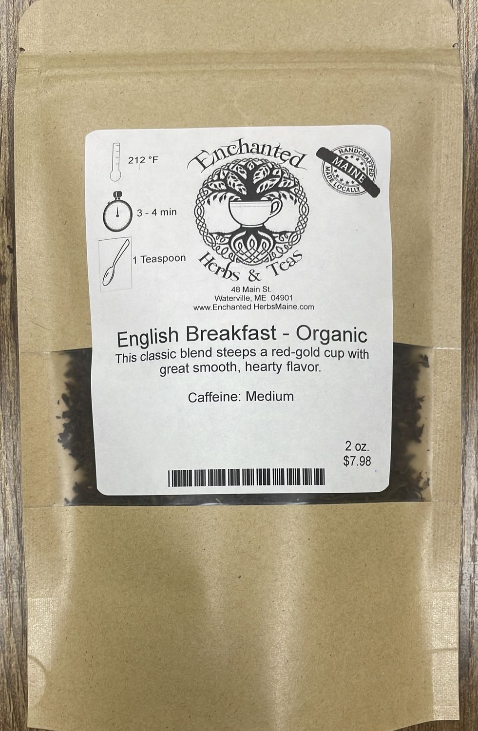 English Breakfast Tea (Organic) - 2oz