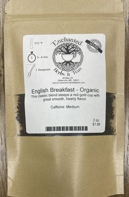 English Breakfast Tea (Organic) - 2oz