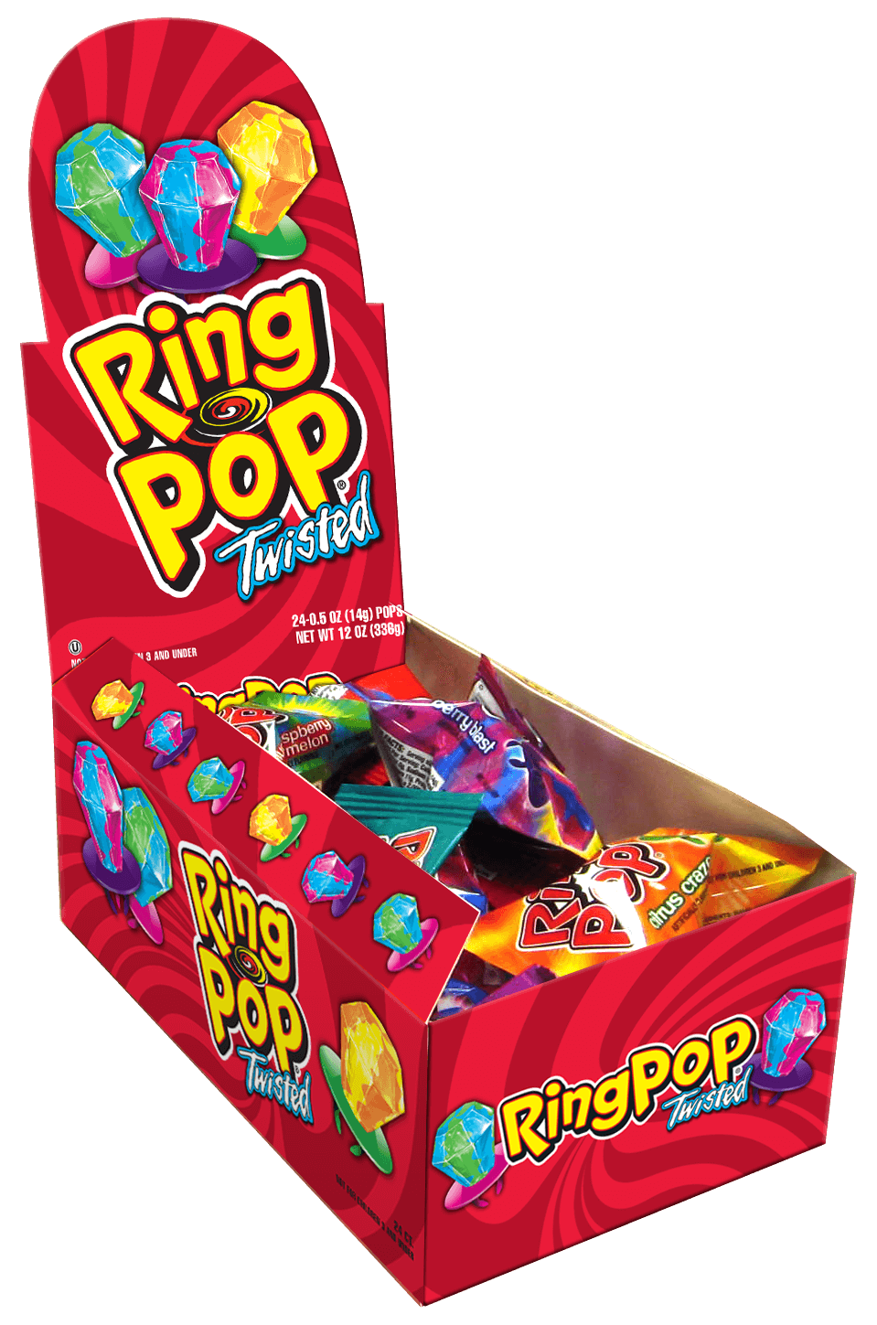 Ring Pop - Twisted - 0.5 oz pop