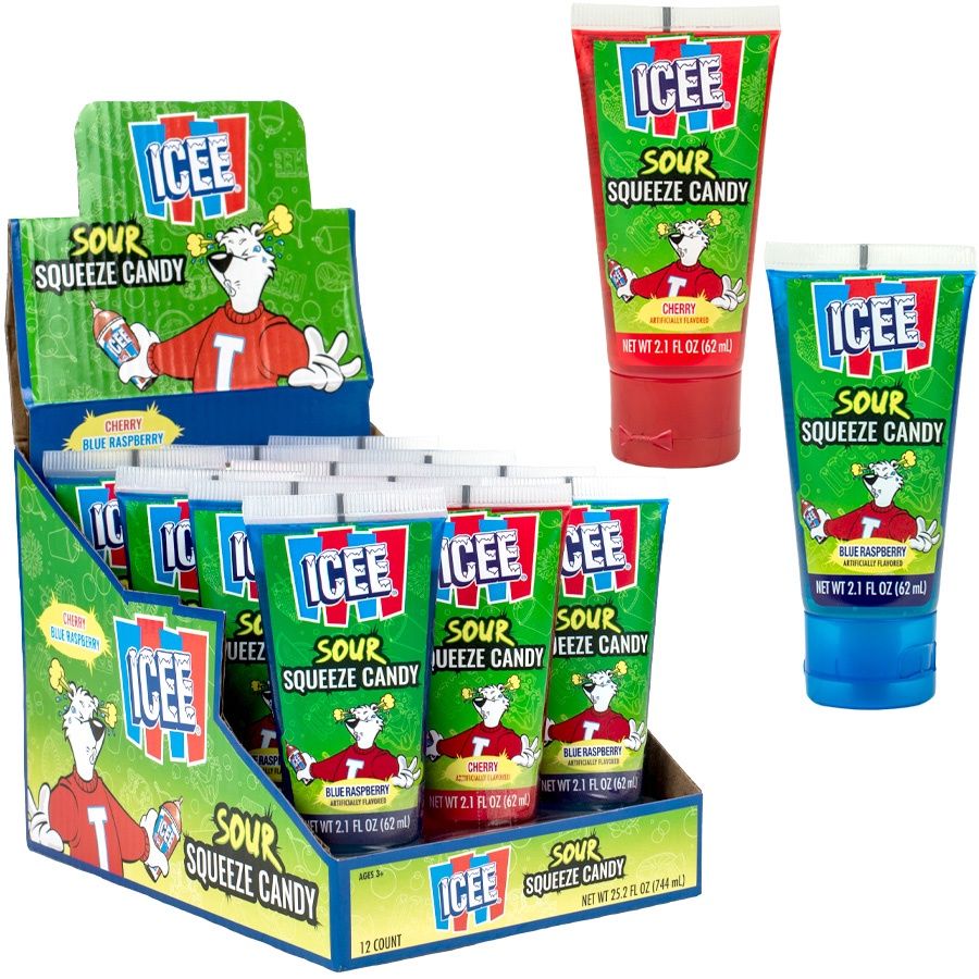 Icee Squeeze Candy - Sour - 2.1 oz