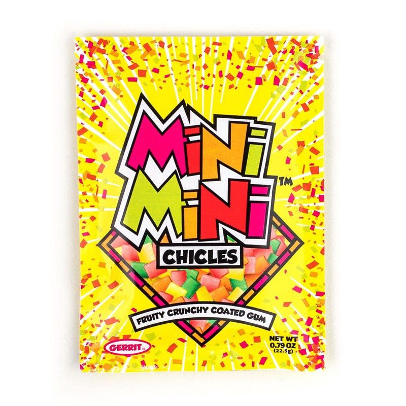 Mini Fruit Gum Chicles - 0.79 oz
