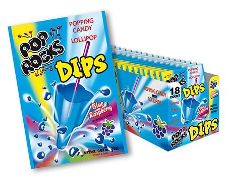Pop Rocks Dips - Blue Raspberry - 0.63 oz