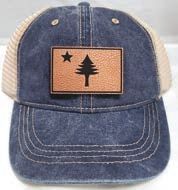 Hat -1901 Flag Leather Patch