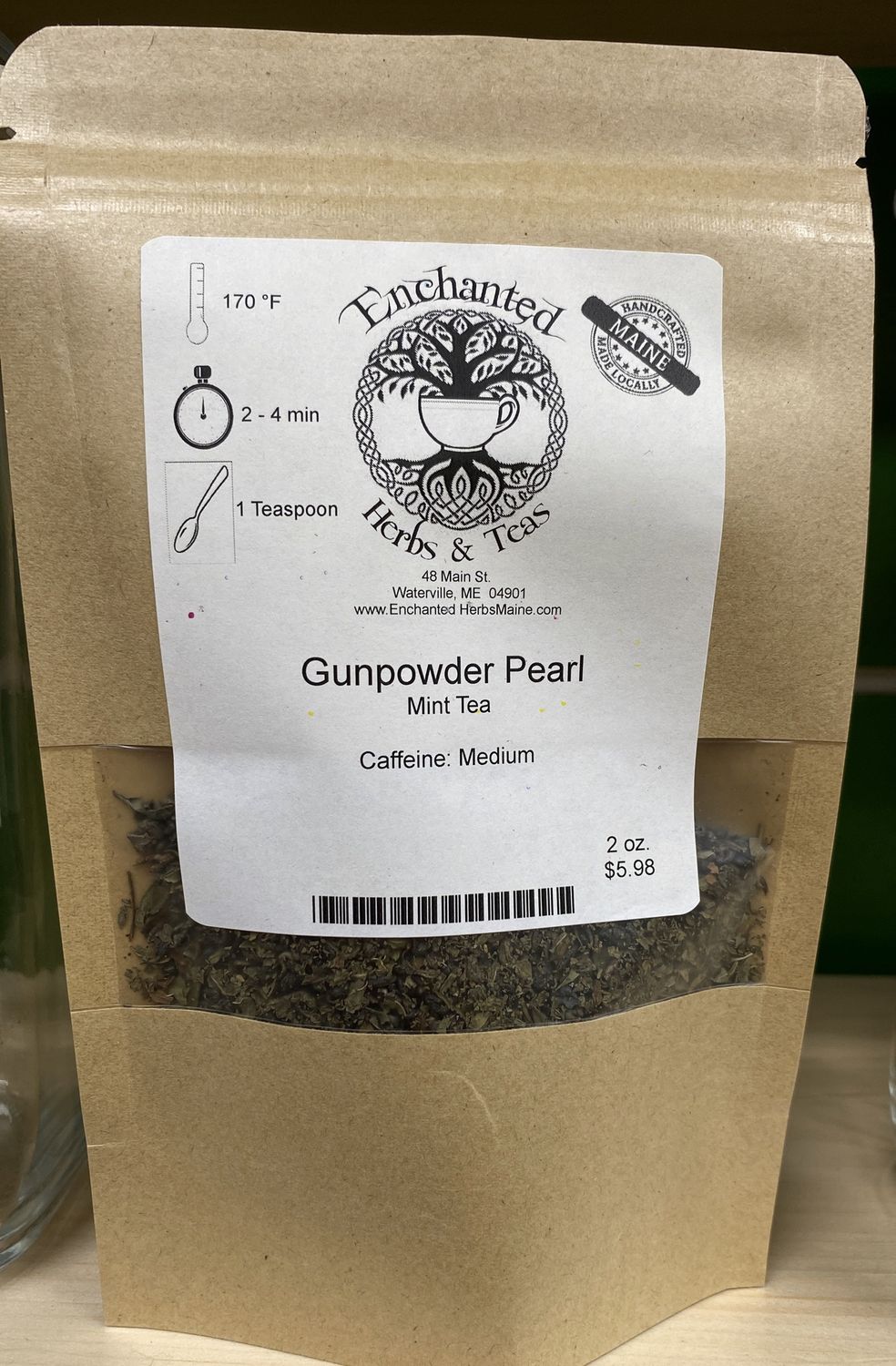 Gunpowder Pearl Tea - 2 oz