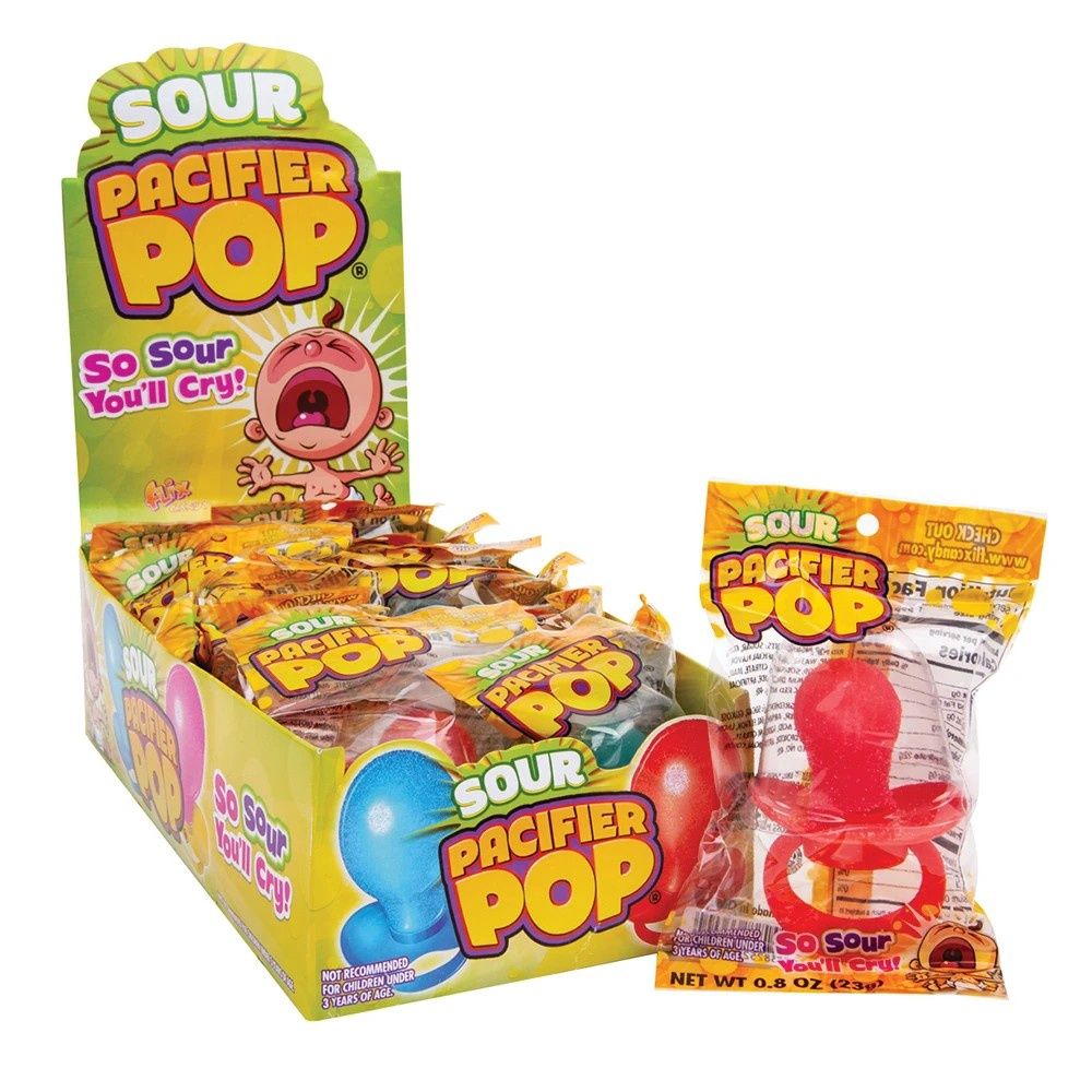 Sour Pacifier Pop - 0.8 oz Pop