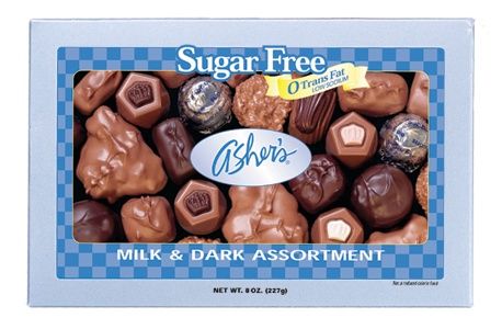 Asher Milk &amp; Dark Chocolates Asst. - Sugar Free