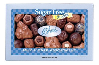Asher Milk &amp; Dark Chocolates Asst. - Sugar Free