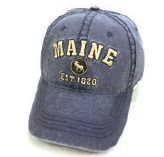 Hat - Maine Arch w/ Moose - Denim