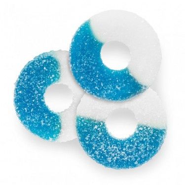 Blue Raspberry Rings - 8 oz