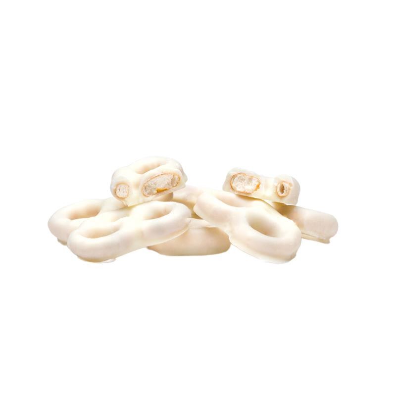 White Chocolate Pretzels - Mini - 8 oz
