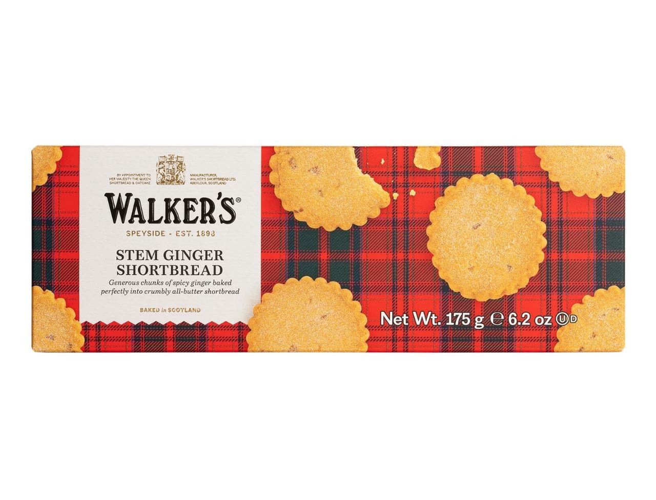 Walker&#39;s Ginger Shortbread - 6.2 oz