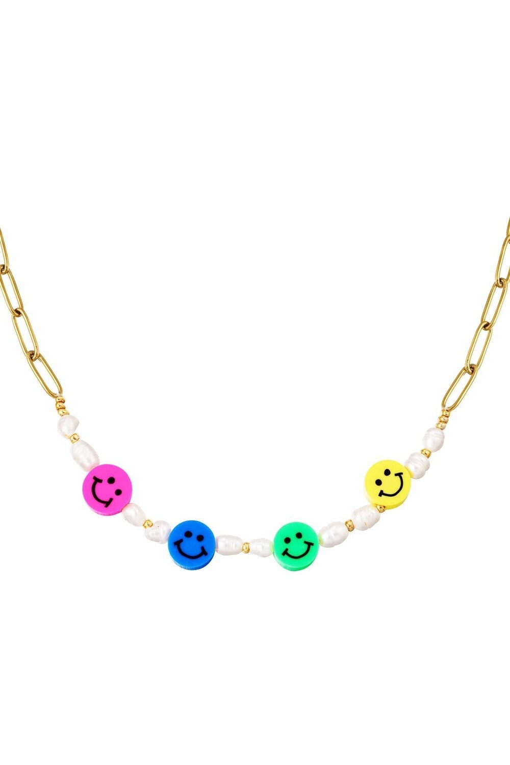 Ketting Smilies Goud VAN €13,95