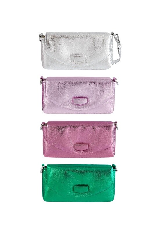 Tas Metallic klein groen