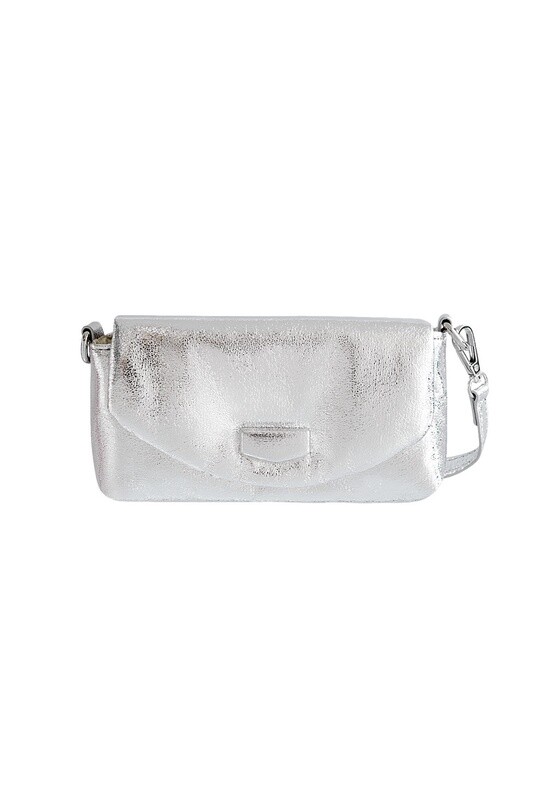 Tas Metallic klein zilver