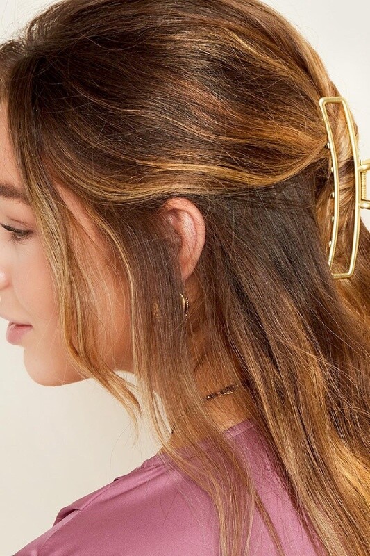 Haarclip Recht Goud