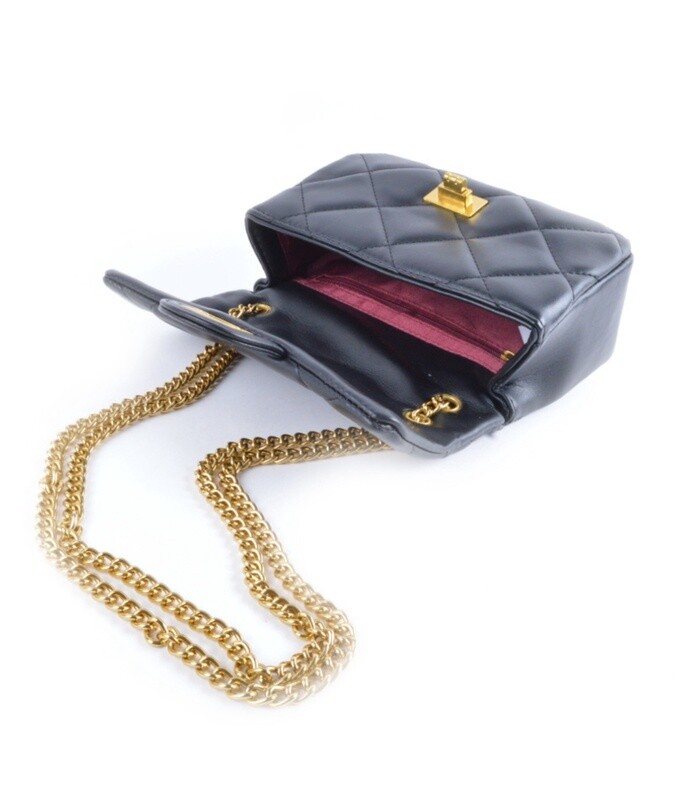 Tas Classic zwart kunstleer