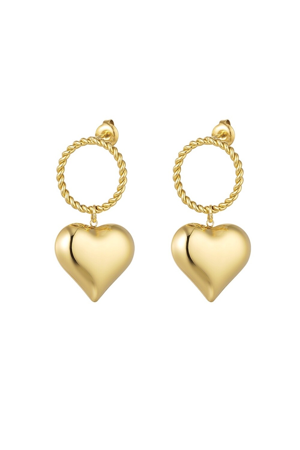 Oorbel Rond &amp; Hart