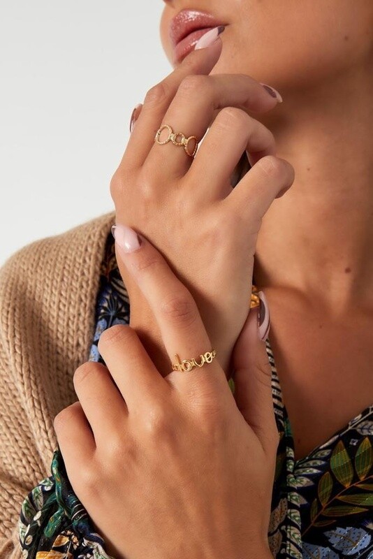 Ring LOVE goud