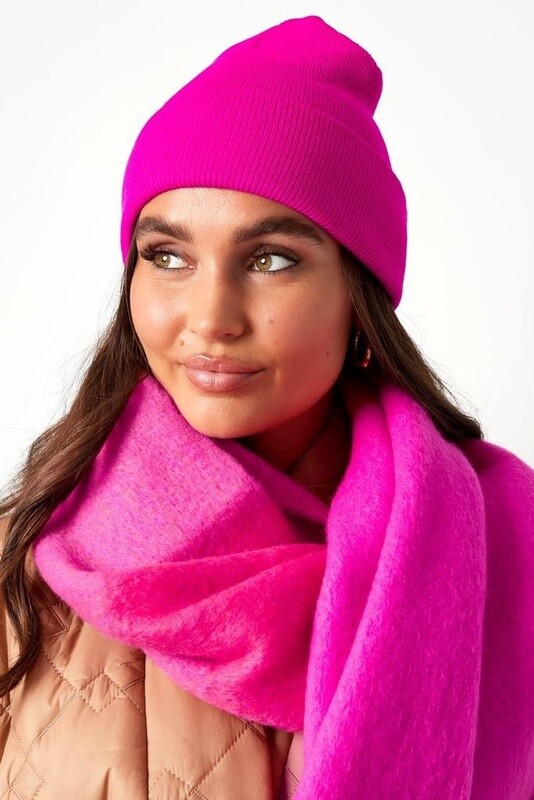 Sjaal Lichte kleuren Fuchsia