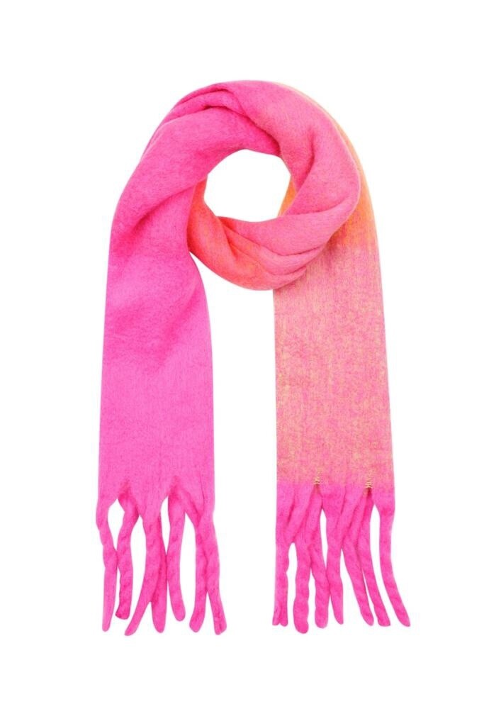 Sjaal Lichte kleuren Fuchsia