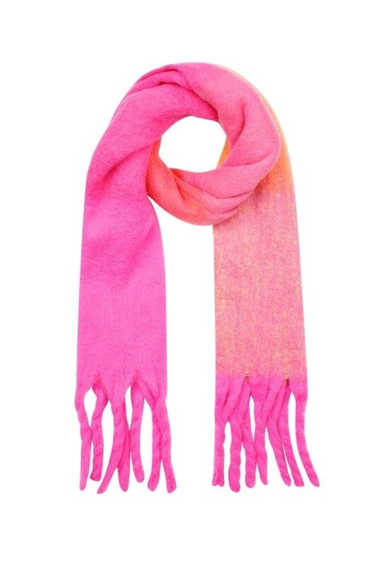 Sjaal Lichte kleuren Fuchsia