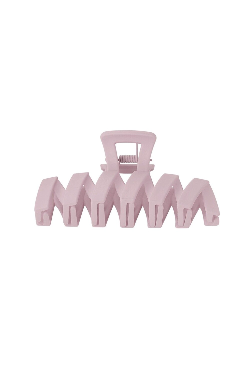 Haarklip Zigzag pastelroze