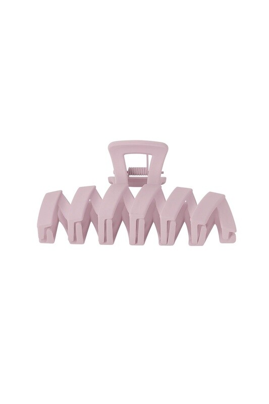 Haarklip Zigzag pastelroze