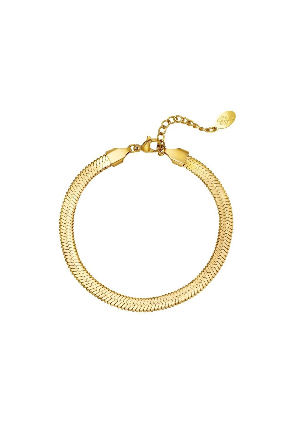 Armband Retreat Stainless steel goud
