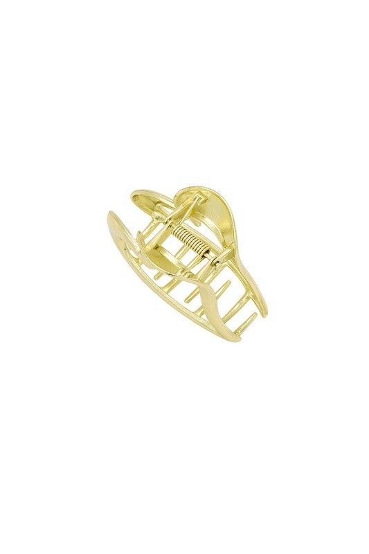 Haarclip hart goud