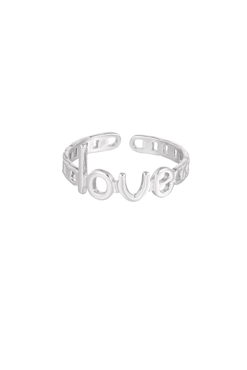 Ring LOVE zilver